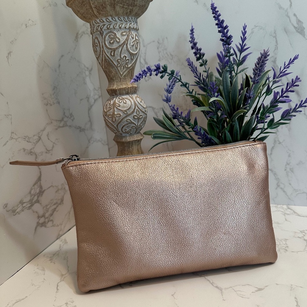 Laura Mercier Rose Gold Cosmetic Bag